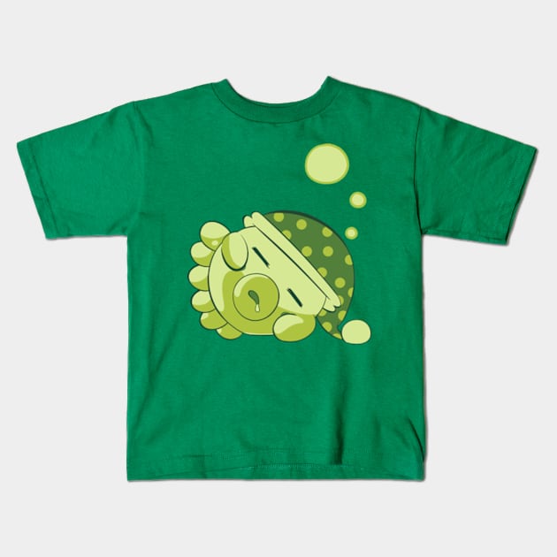 Sleepy Tako Kids T-Shirt by tastelesssandwiches